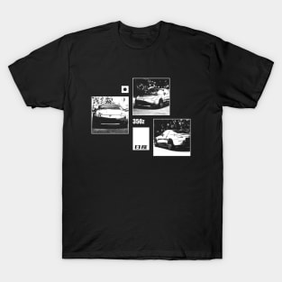 NISSAN 350Z Black 'N White Archive (Black Version) T-Shirt